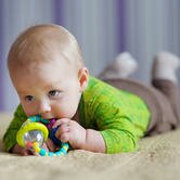 Baby play with toy