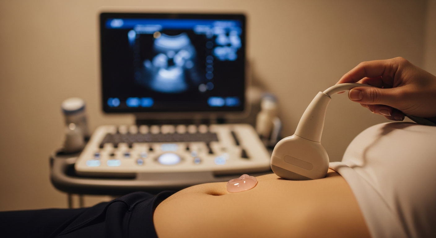 Déroulement échographie abdominale en cabinet médical