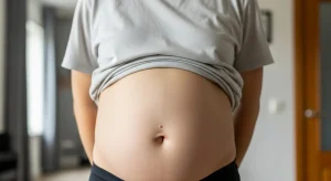 Estomac gonflé sous la poitrine : causes, solutions naturelles et quand consulter